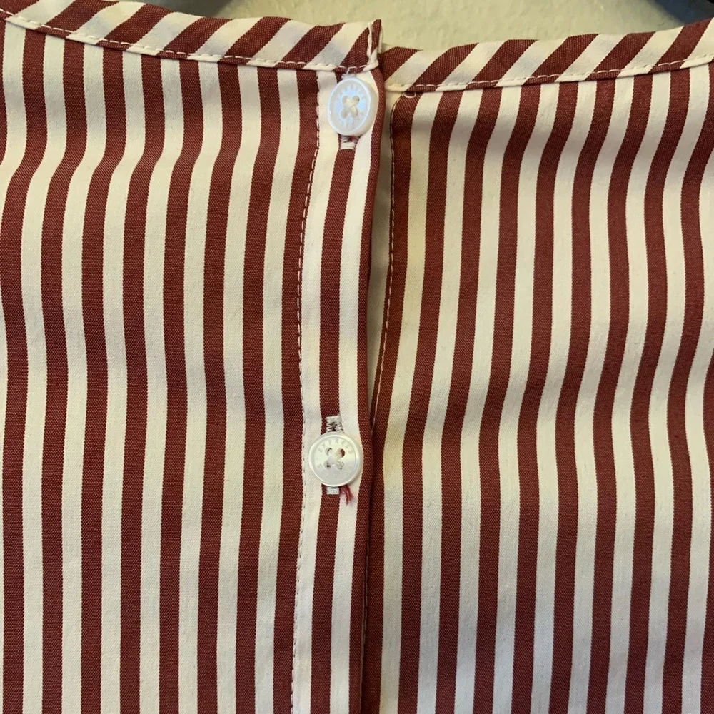 EXPRESS Striped Shift Top | Sz S - Picture 3 of 5